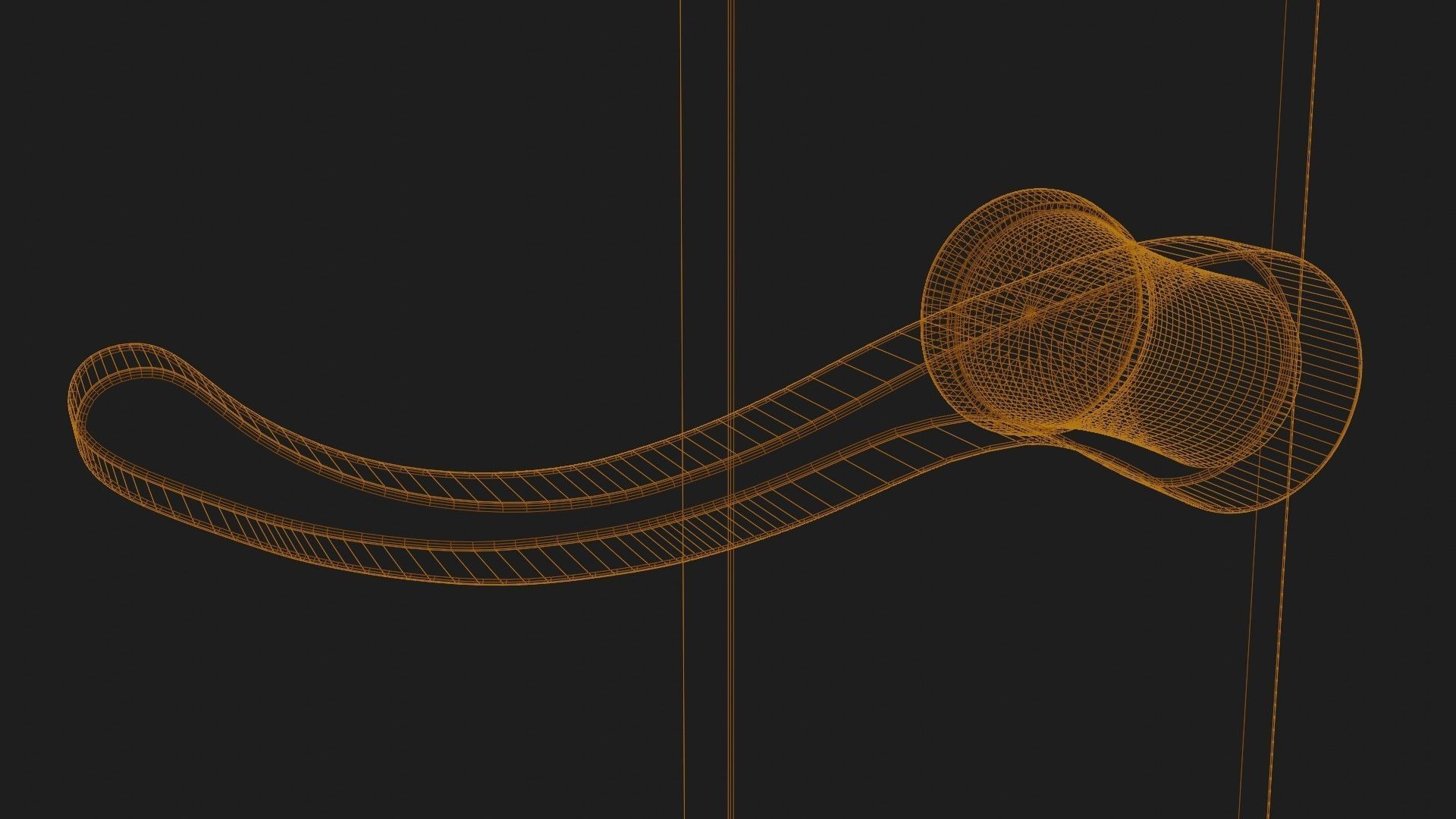 Door Handle 3D Model 3D model_7