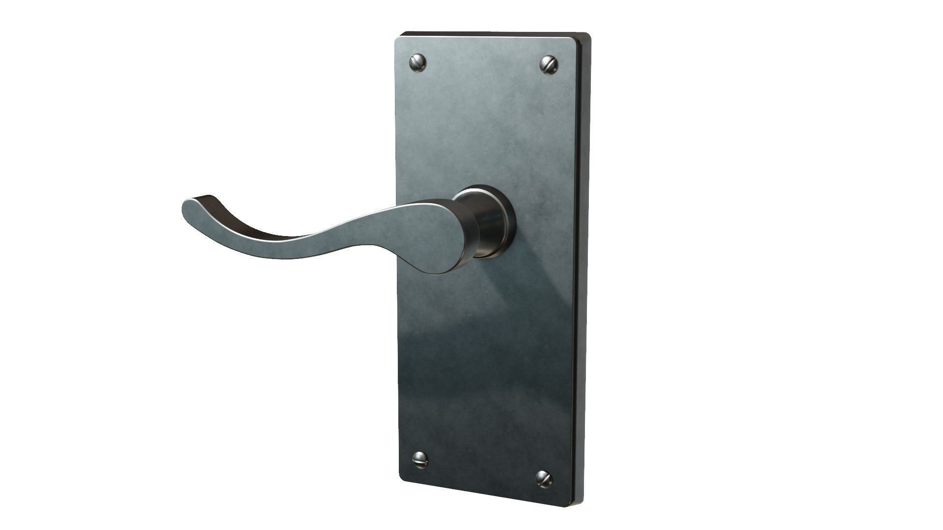 Door Handle 3D Model 3D model_11