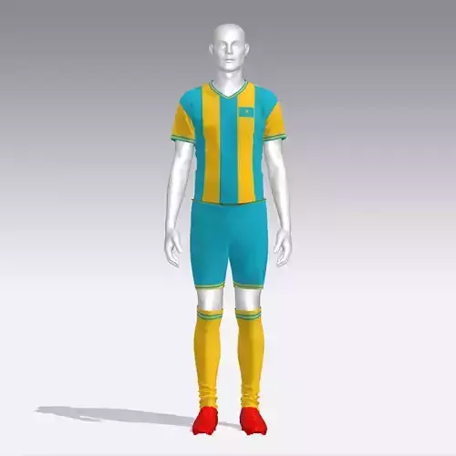 Football Jersey Outfit Kazakhistan