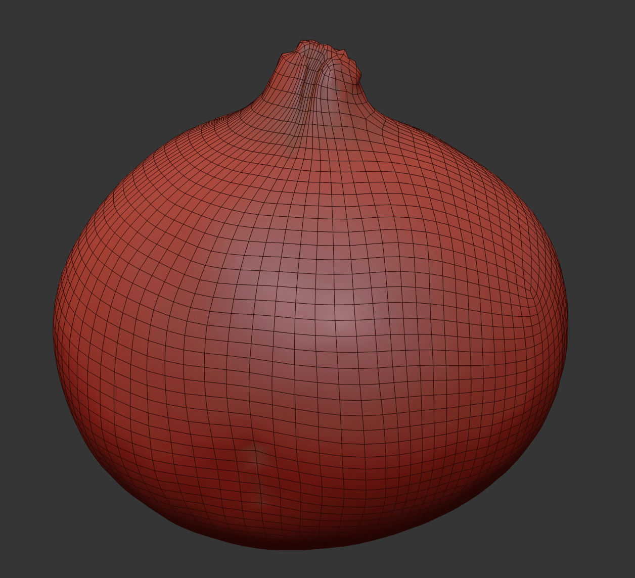Onion 3D model_6