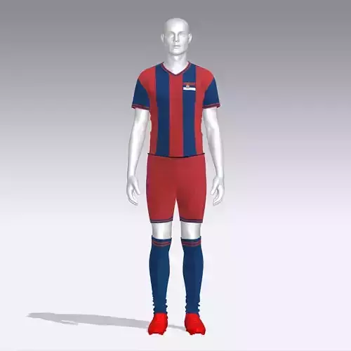 Football Jersey Outfit Serbia