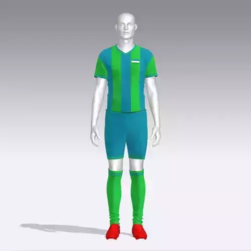 Football Jersey Outfit Uzbekistan