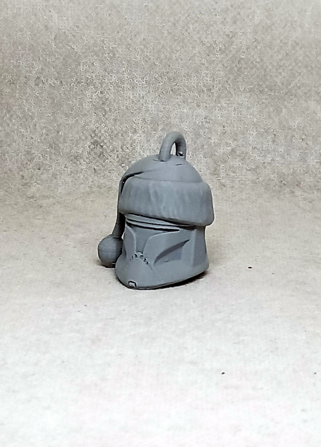 santa CloneTrooper keychain  3D print model_9