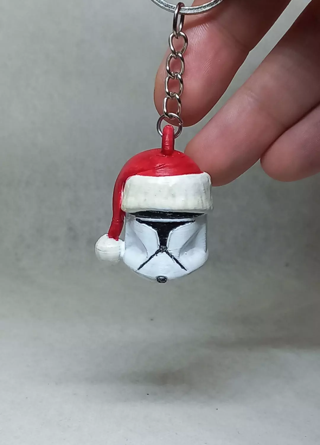 santa CloneTrooper keychain  3D print model_0