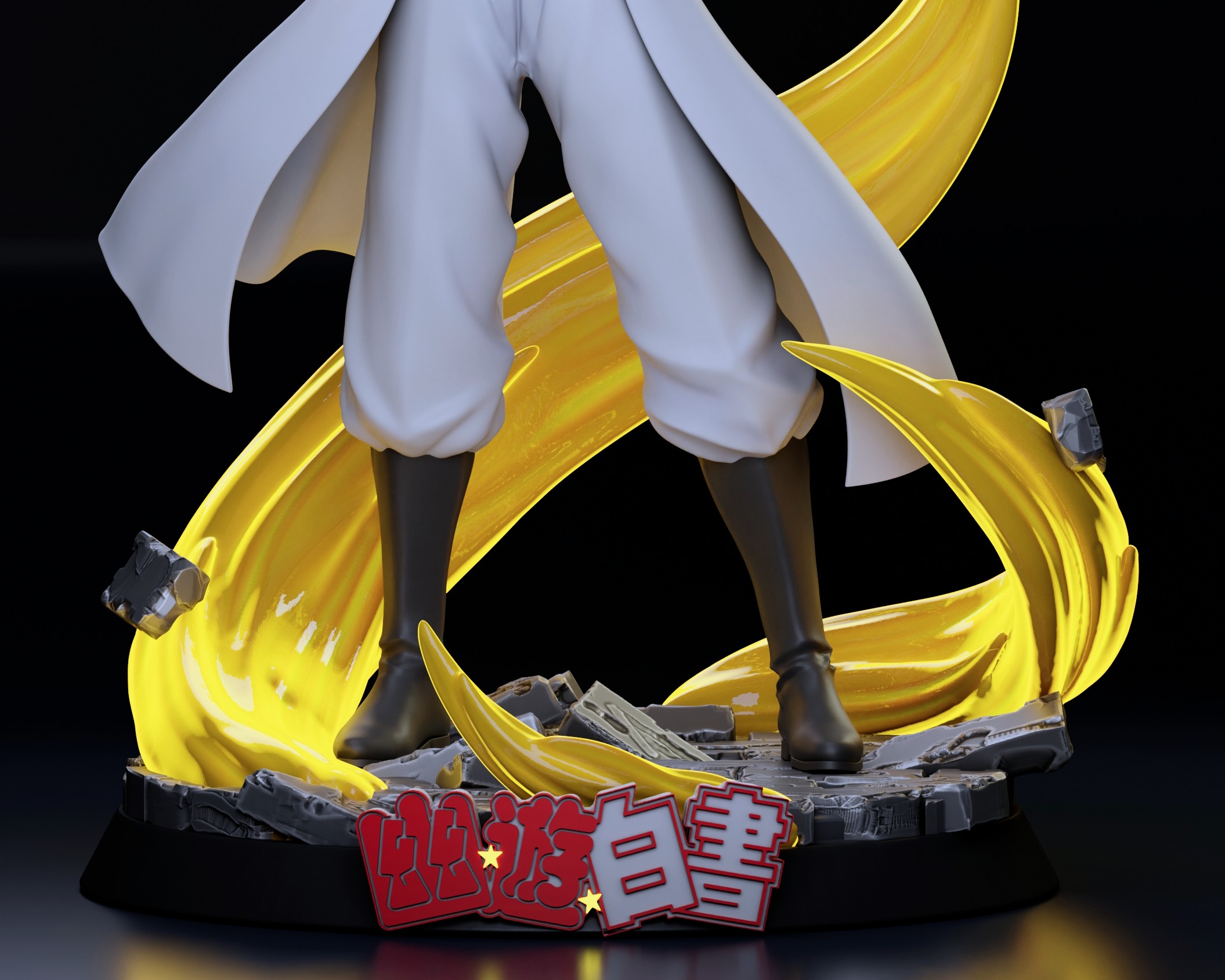 Kazuma Kuwabara Yuyu Hakusho 3D print model_6