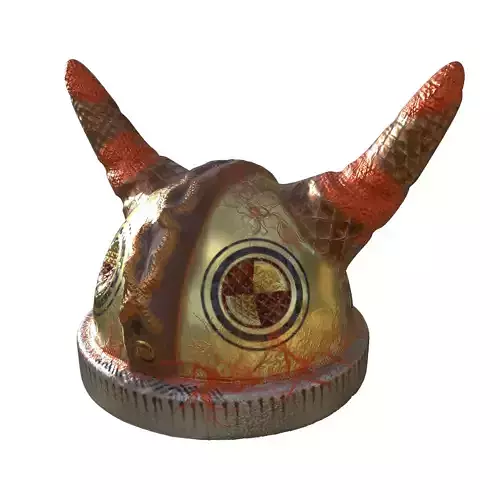 Helmet Stylized By Pbr Texture 4k Png Low-poly 3D model