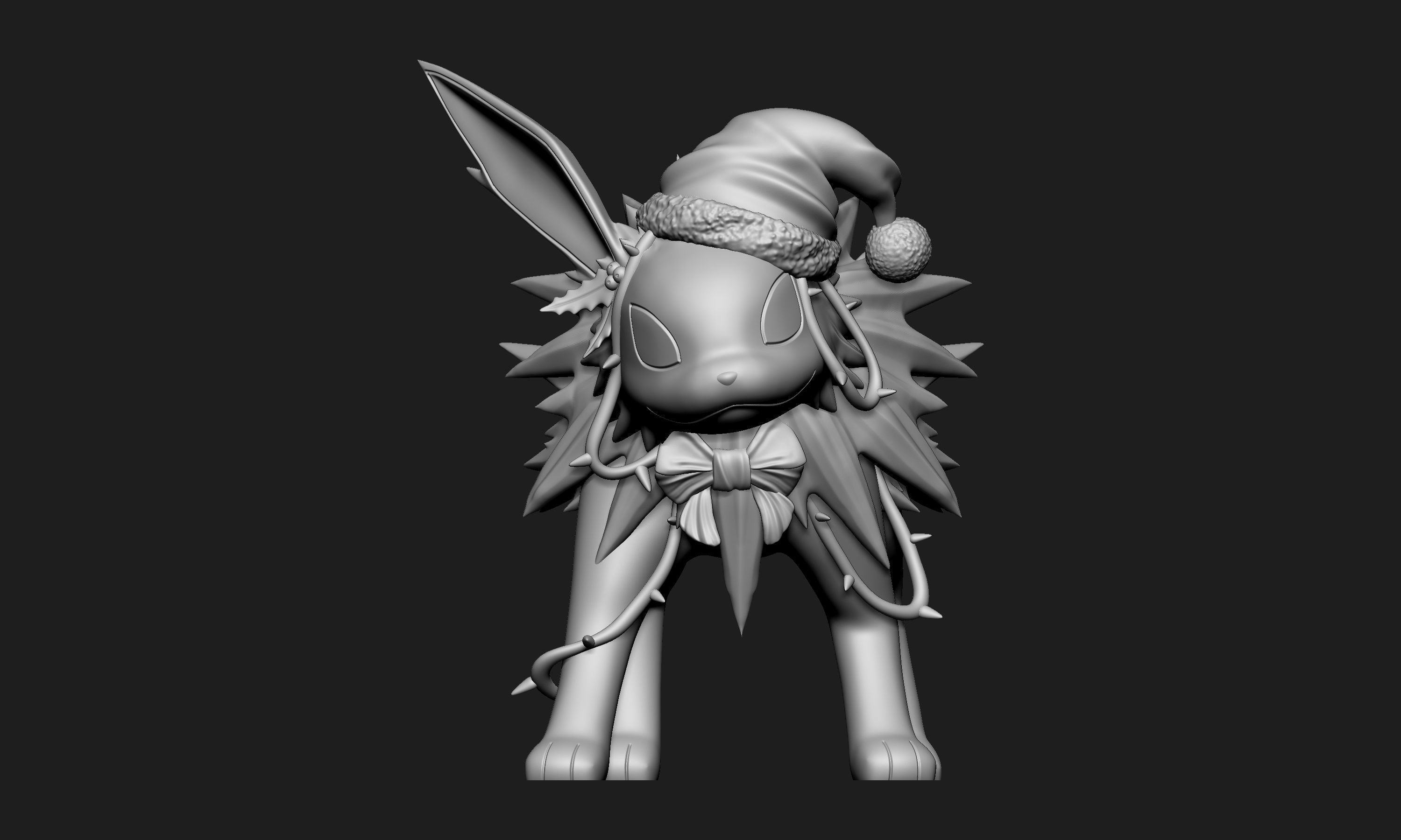 Pokemon - Christmas Jolteon 3D print model_5