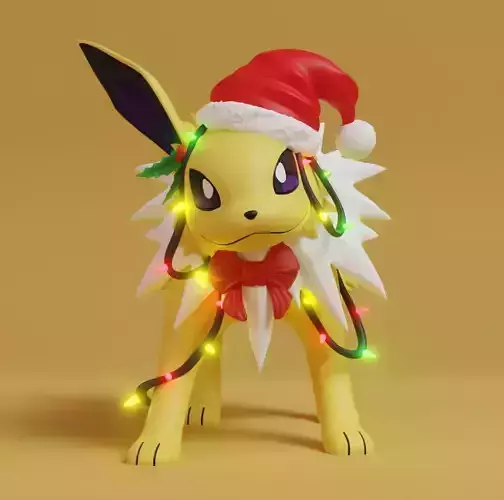 Pokemon - Christmas Jolteon 3D print model