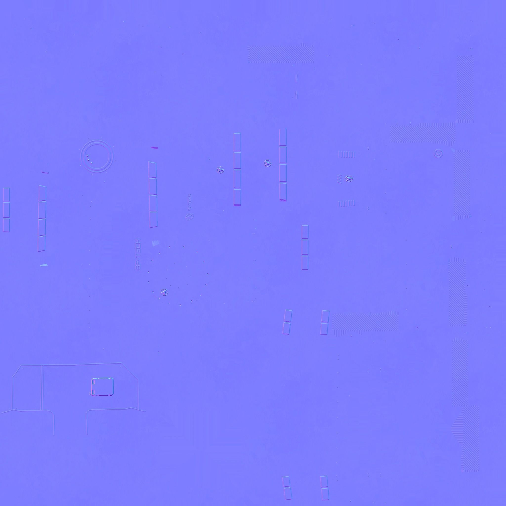 SciFi Facility B09 Dark Metal - Sci Fi Exterior Design Low-poly 3D model_27