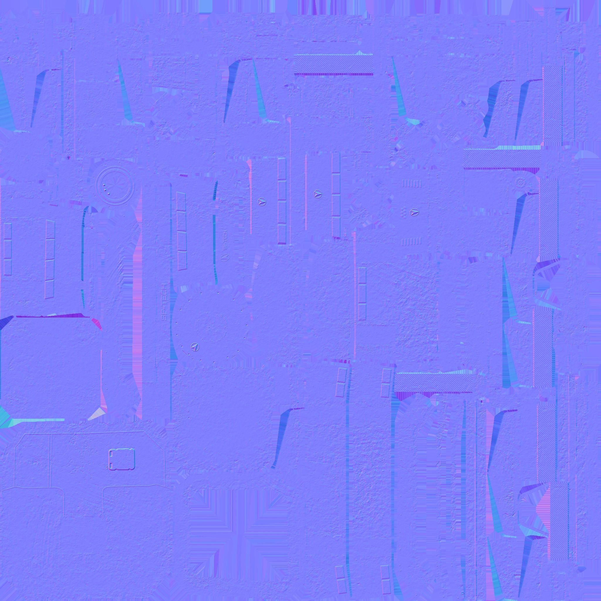 SciFi Facility B10 Abandoned - Sci Fi Exterior Design Low-poly 3D model_27