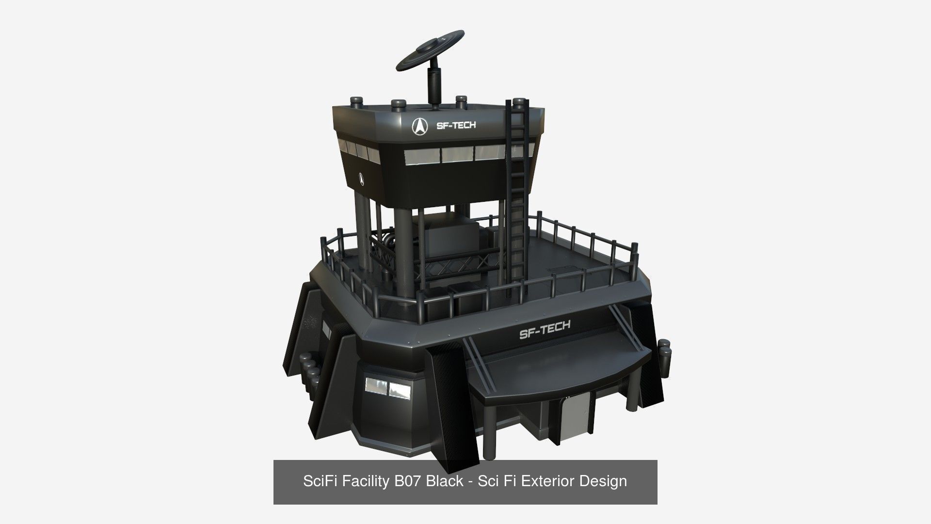 10 SciFi Facility B Collection - Sci Fi Exterior Design _9