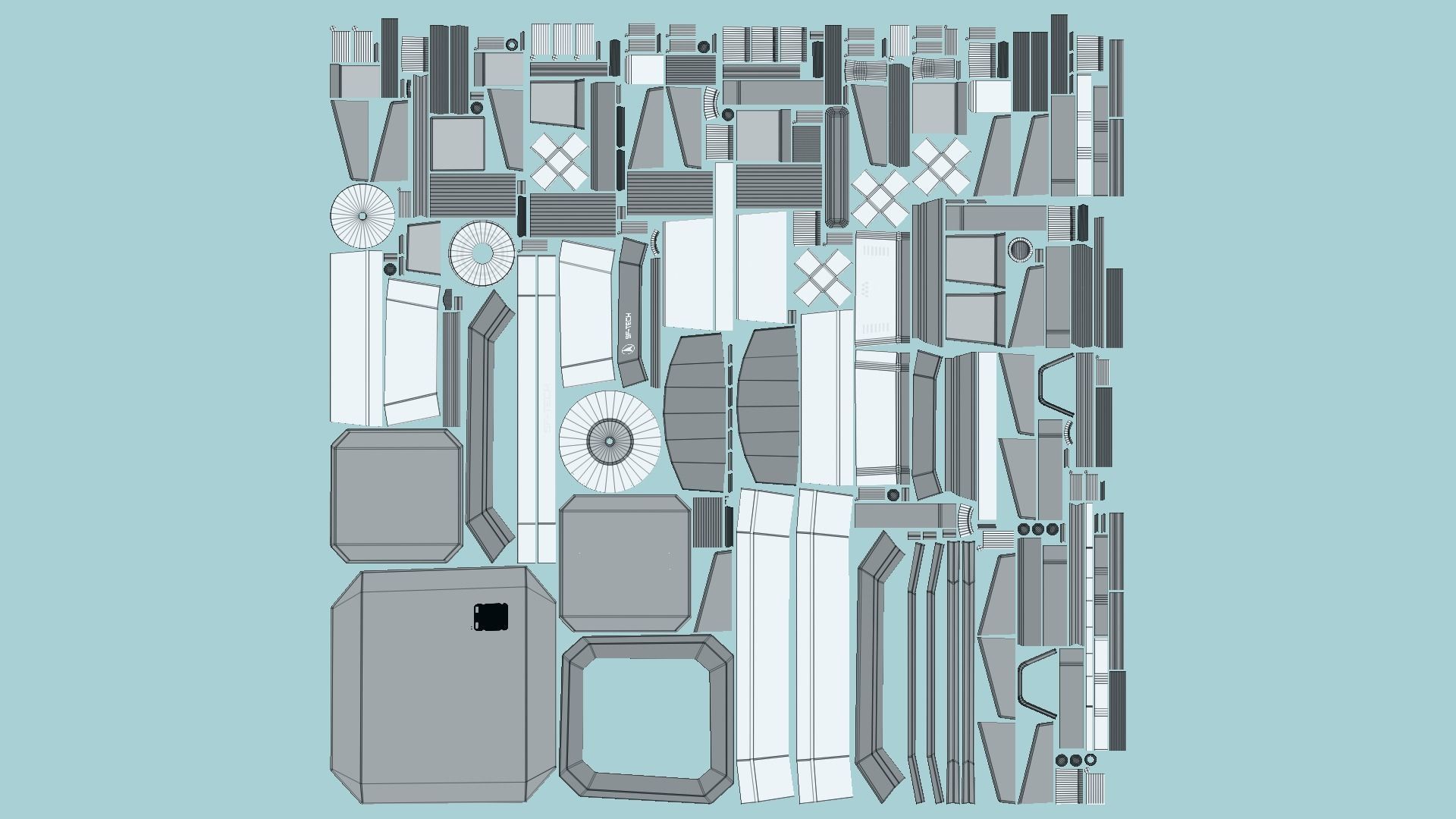 10 SciFi Facility B Collection - Sci Fi Exterior Design _81