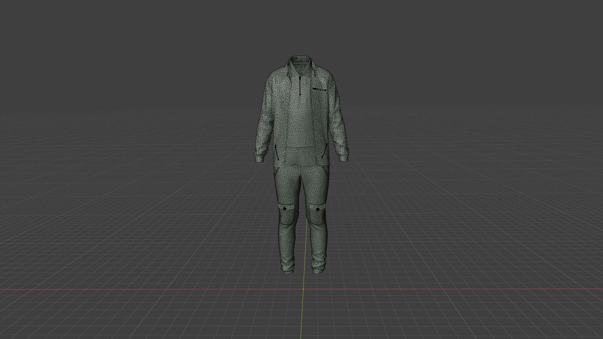 Boy Clothes  Low-poly 3D model_8