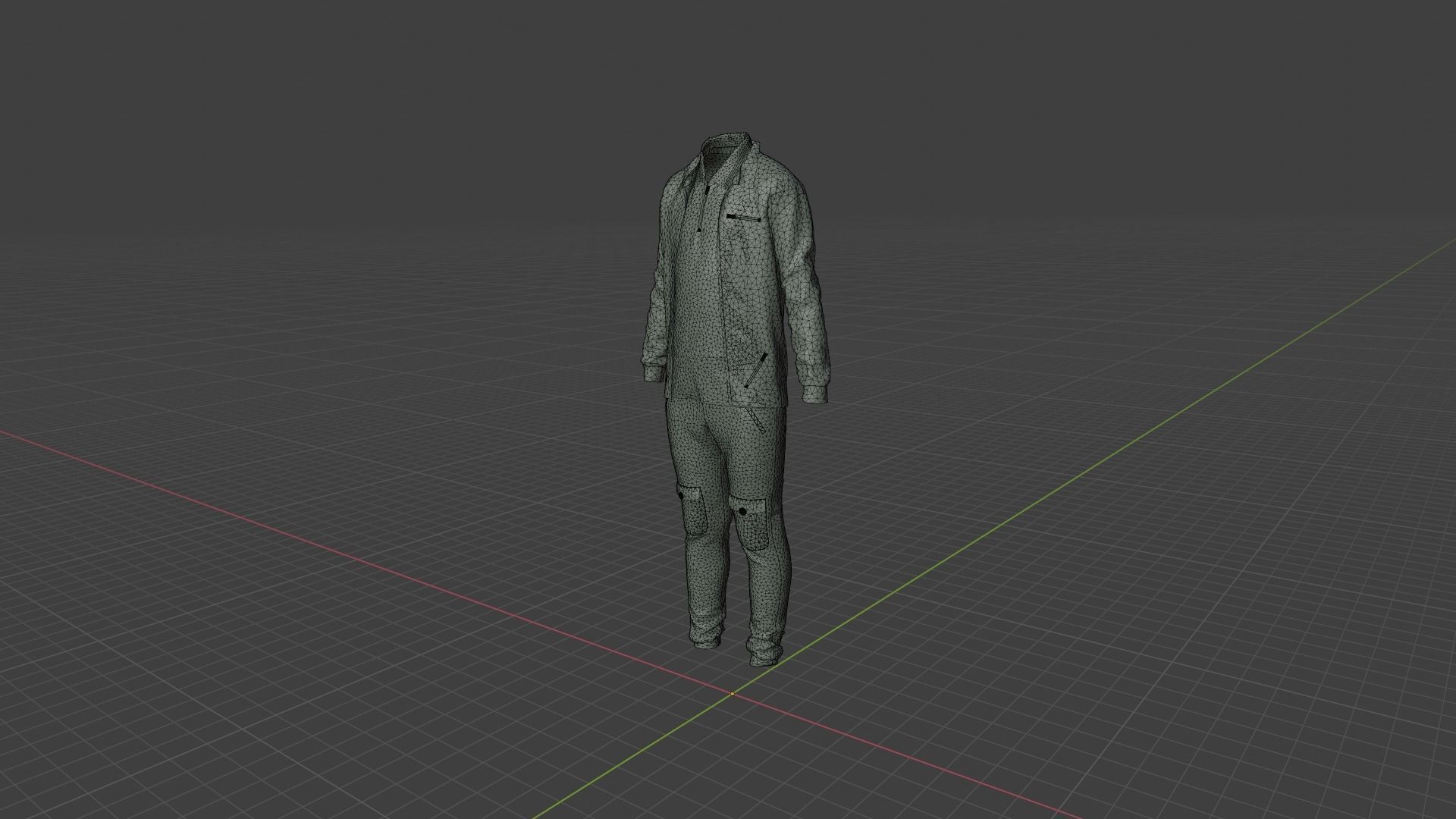 Boy Clothes  Low-poly 3D model_9