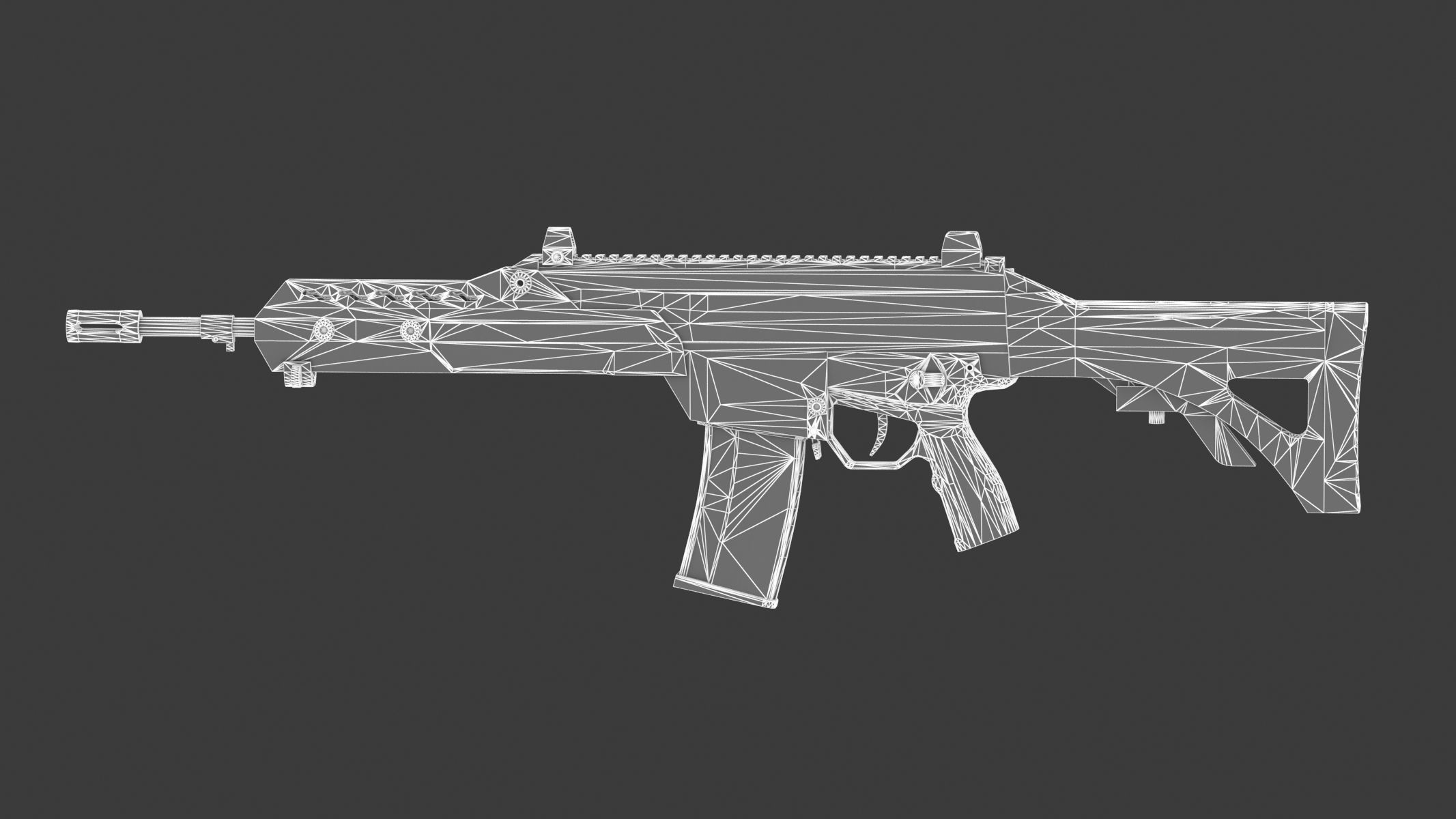 FX-05 Xiuhcoatl Low Poly PBR Realistic Low-poly 3D model_17