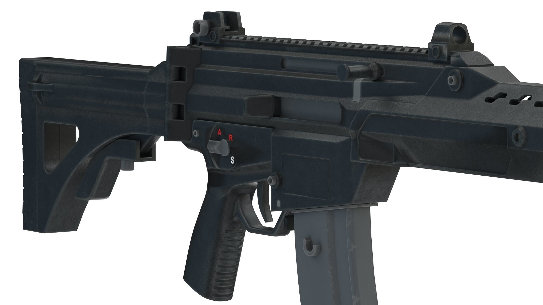 FX-05 Xiuhcoatl Low Poly PBR Realistic Low-poly 3D model_9