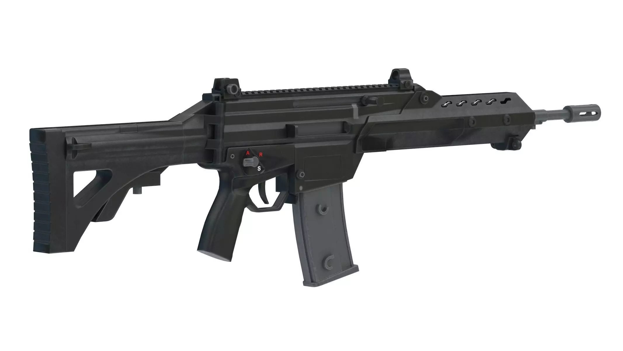 FX-05 Xiuhcoatl Low Poly PBR Realistic Low-poly 3D model_0