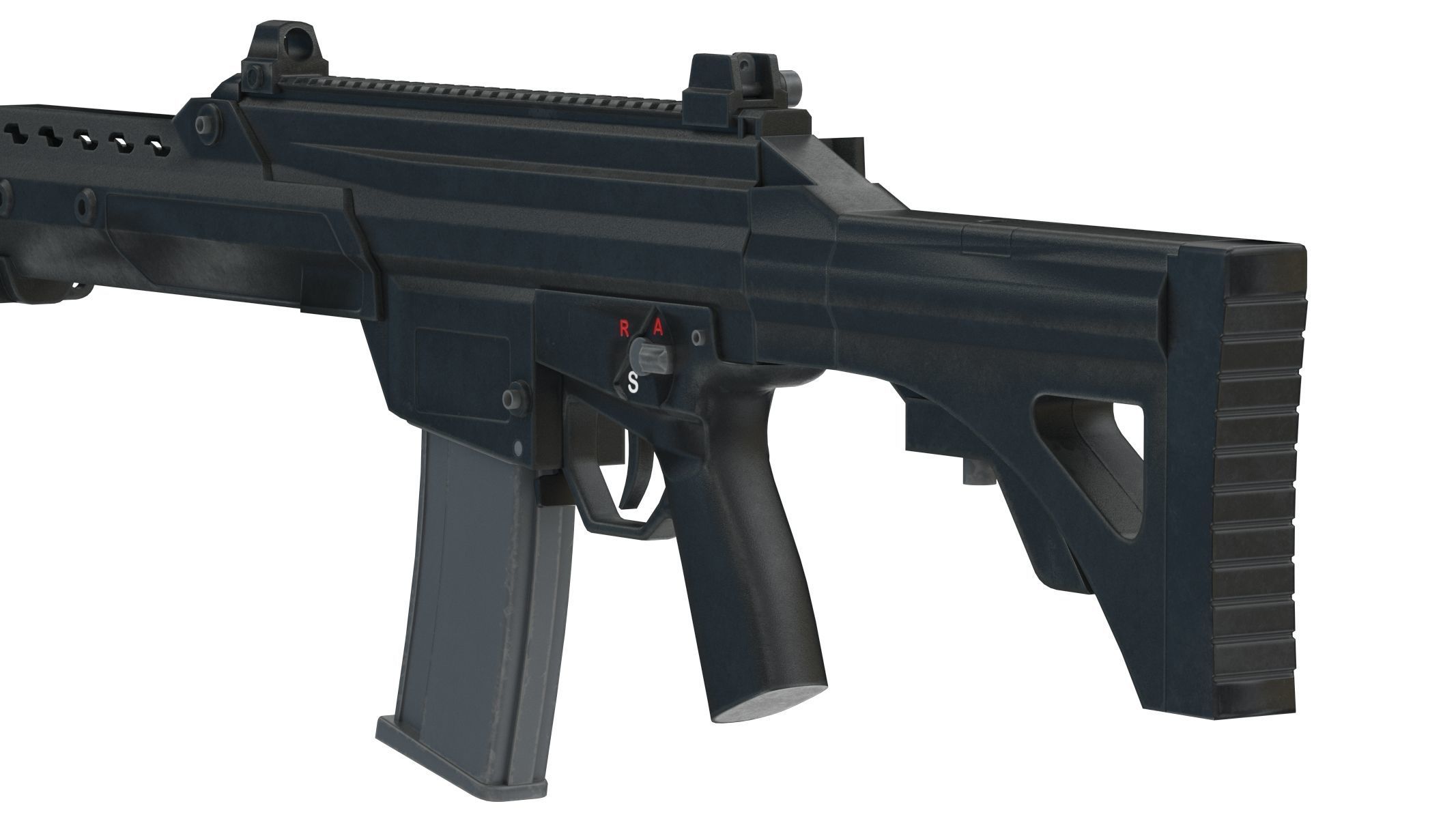 FX-05 Xiuhcoatl Low Poly PBR Realistic Low-poly 3D model_6