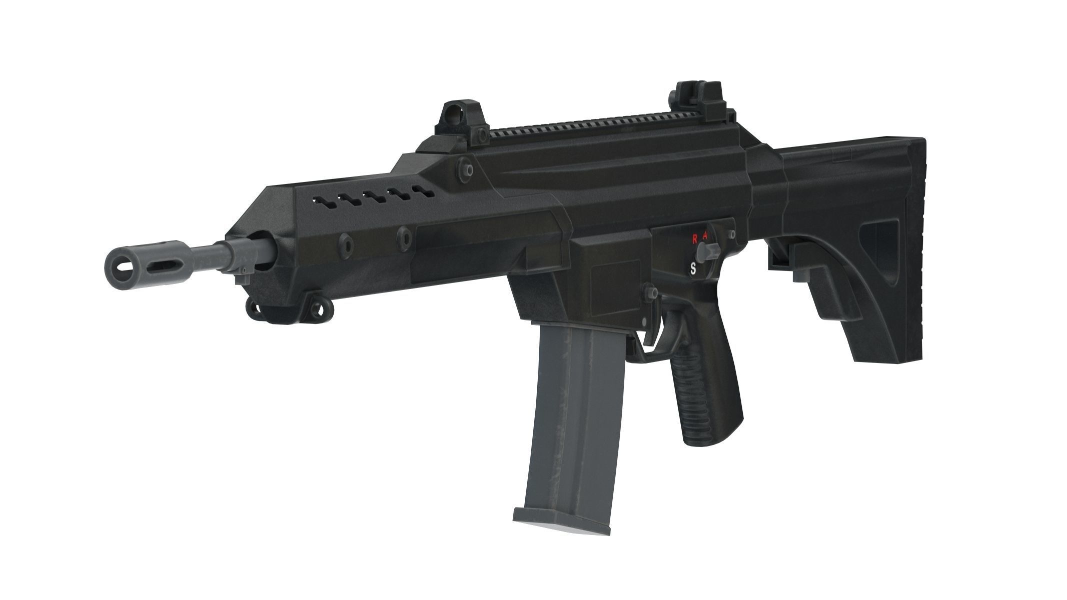 FX-05 Xiuhcoatl Low Poly PBR Realistic Low-poly 3D model_3