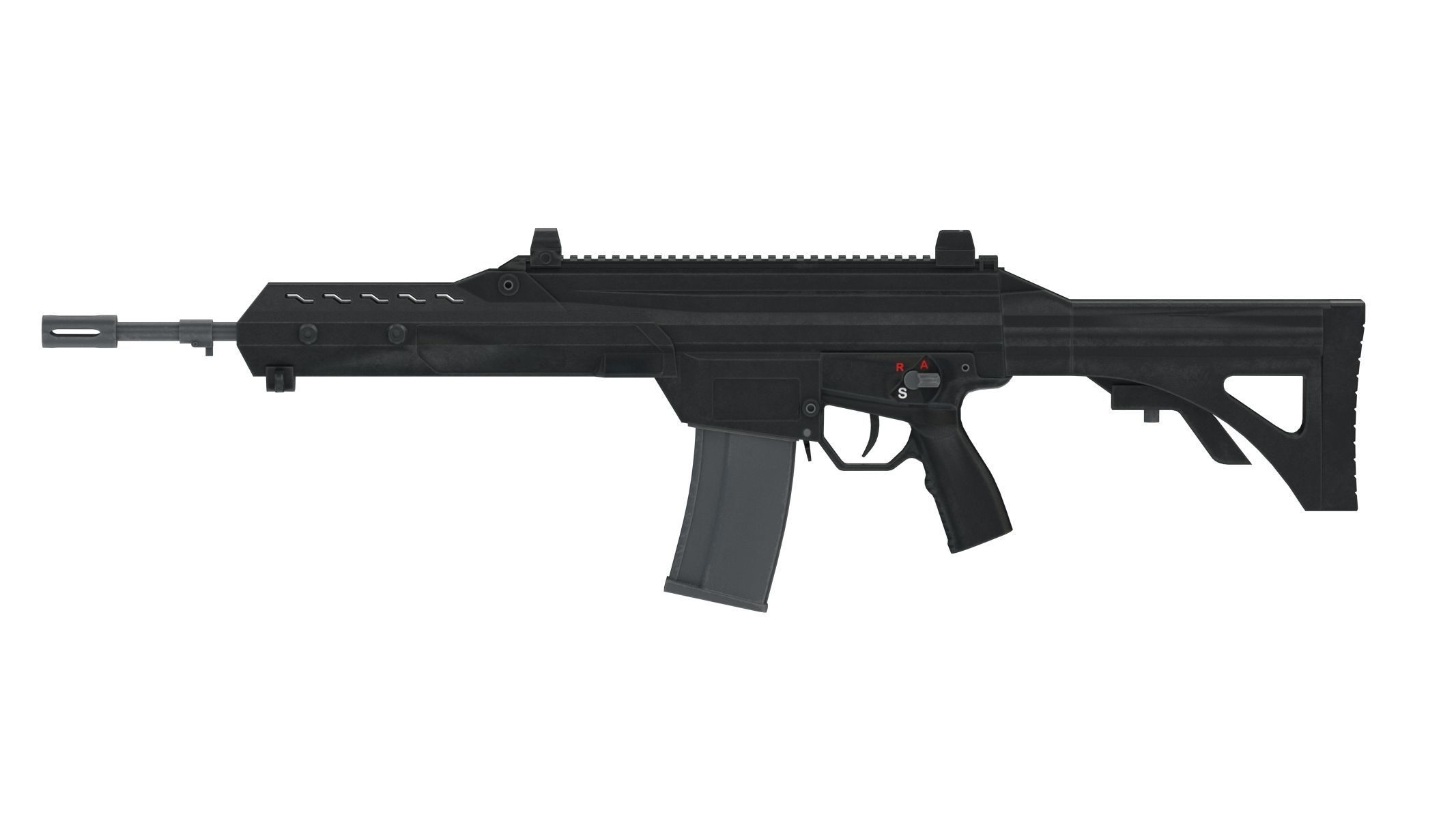 FX-05 Xiuhcoatl Low Poly PBR Realistic Low-poly 3D model_2