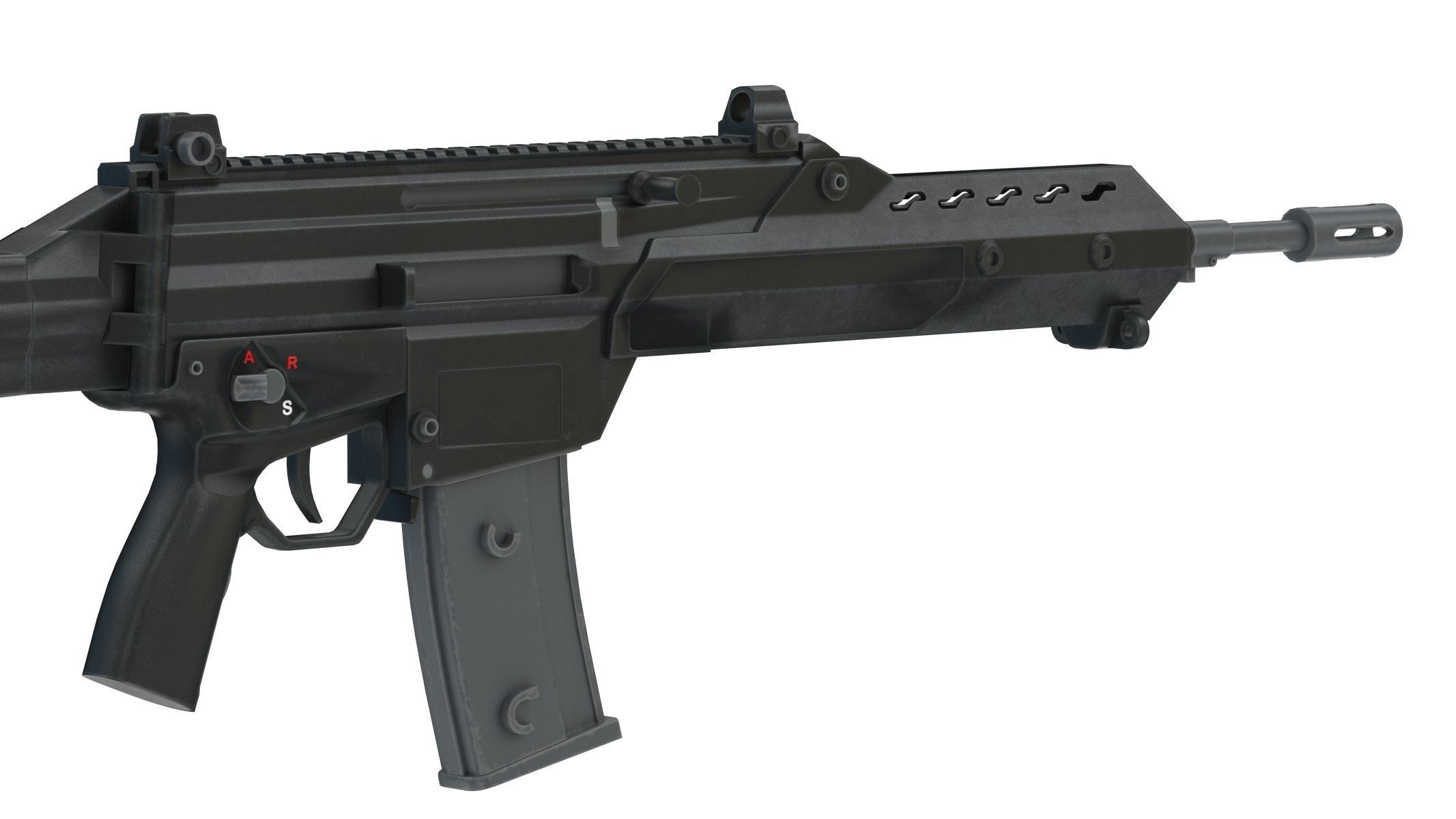 FX-05 Xiuhcoatl Low Poly PBR Realistic Low-poly 3D model_5