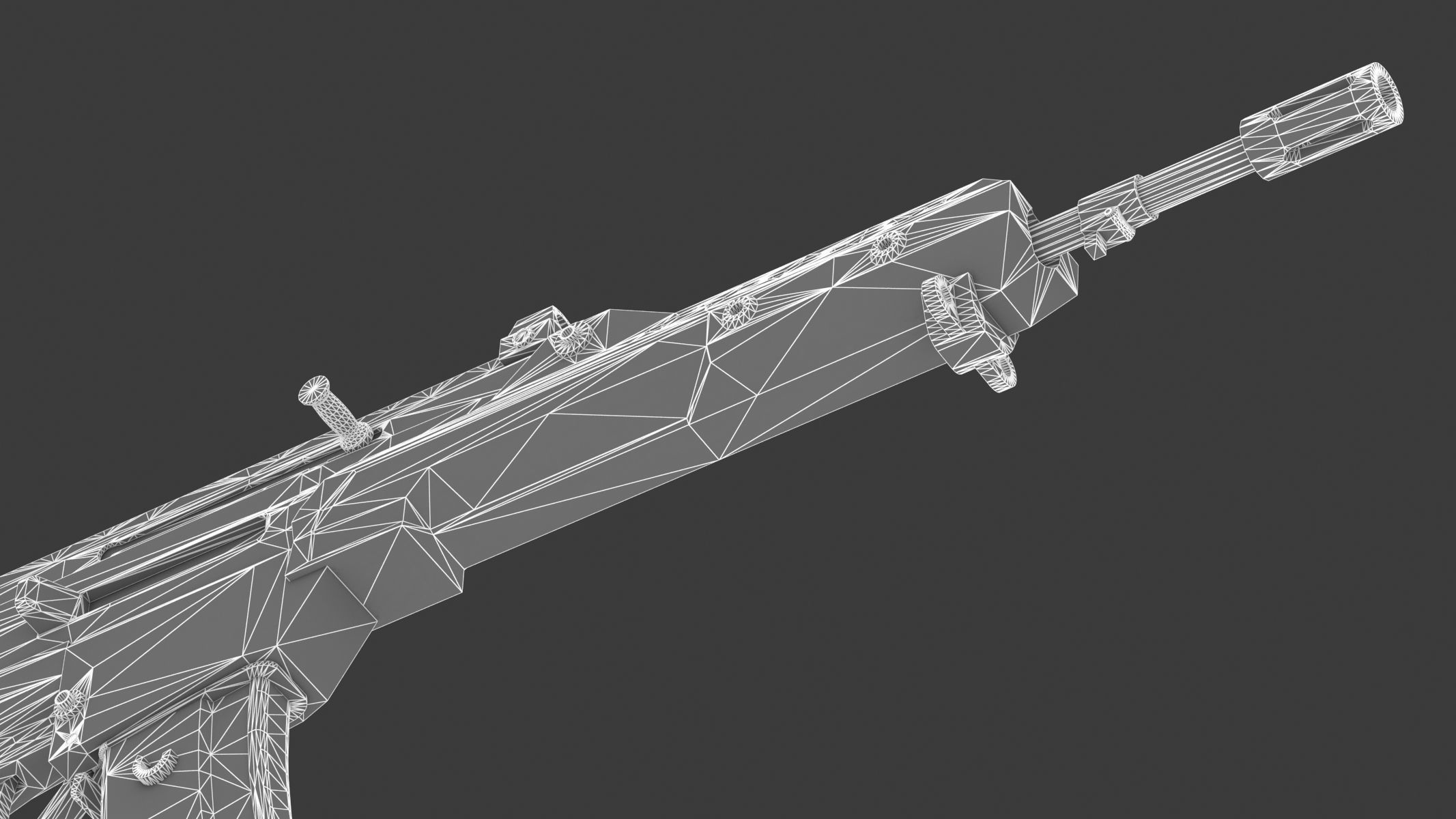 FX-05 Xiuhcoatl Low Poly PBR Realistic Low-poly 3D model_27