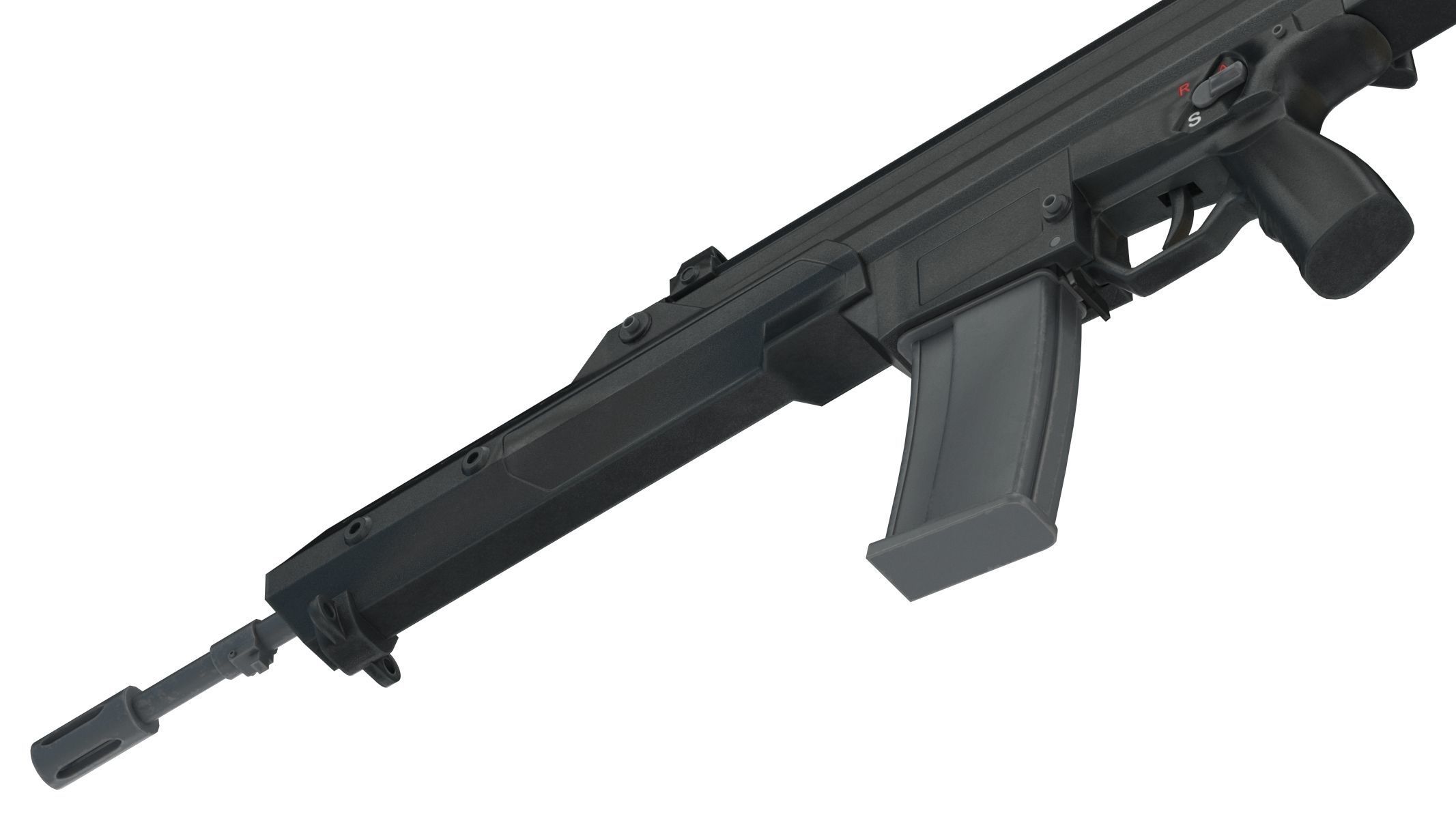 FX-05 Xiuhcoatl Low Poly PBR Realistic Low-poly 3D model_10