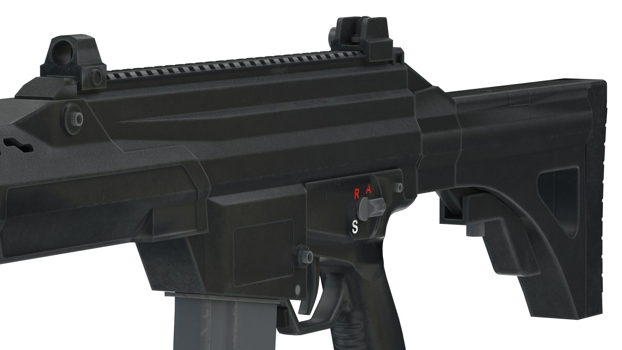 FX-05 Xiuhcoatl Low Poly PBR Realistic Low-poly 3D model_8