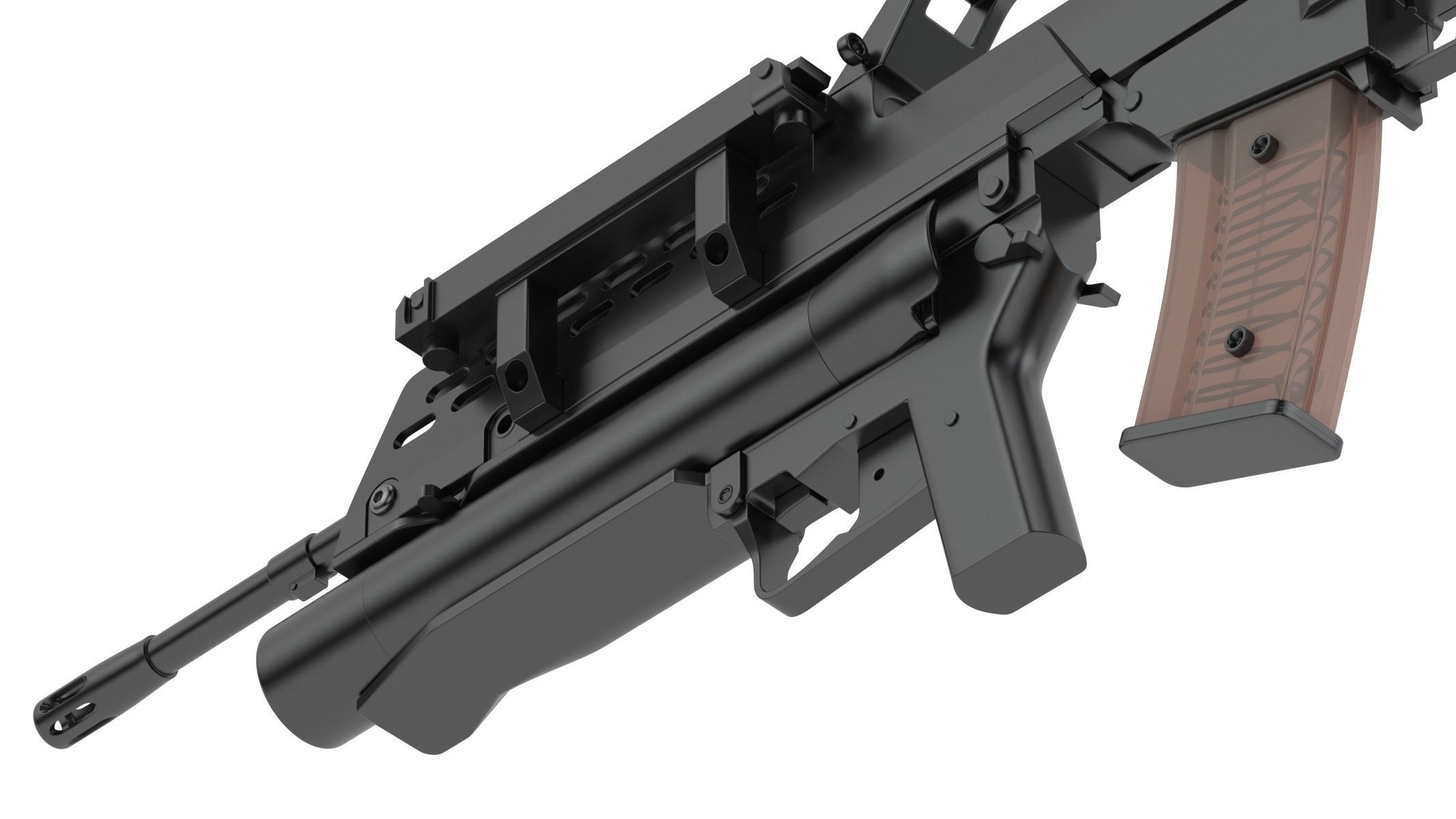 Heckler Koch AG36 Grenade launcher 3D model | CGTrader