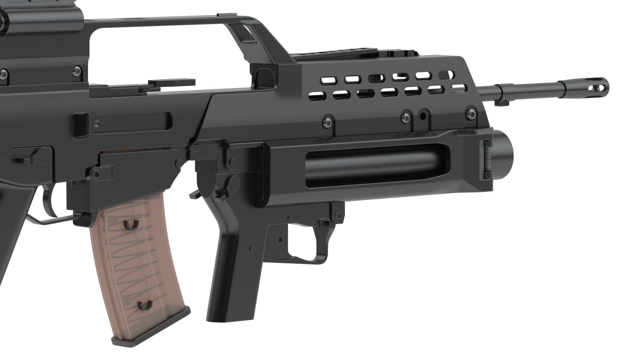 Heckler Koch AG36 Grenade launcher 3D model | CGTrader