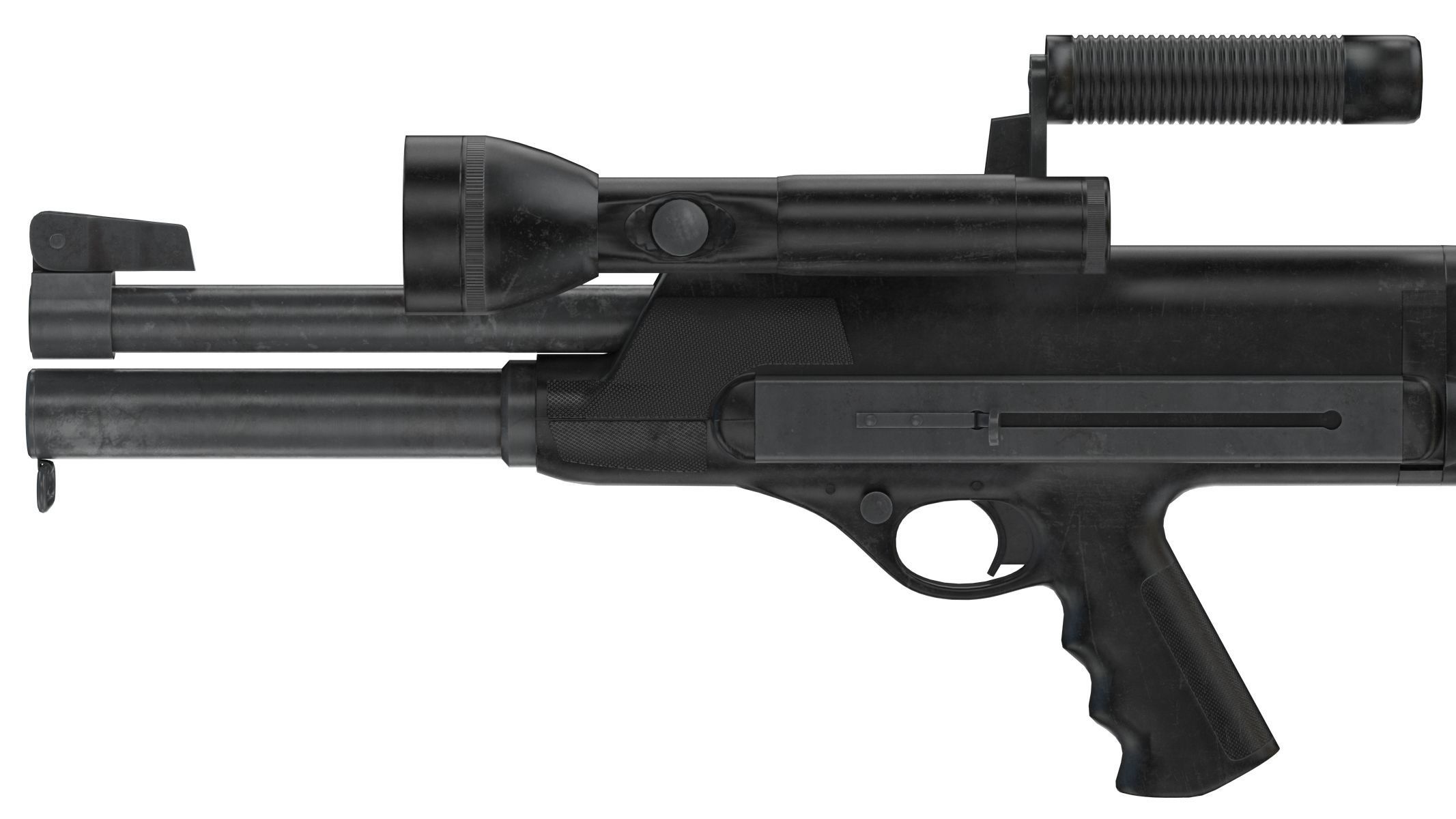 High Standard Model 10 Low Poly PBR Realistic Low-poly 3D model_7