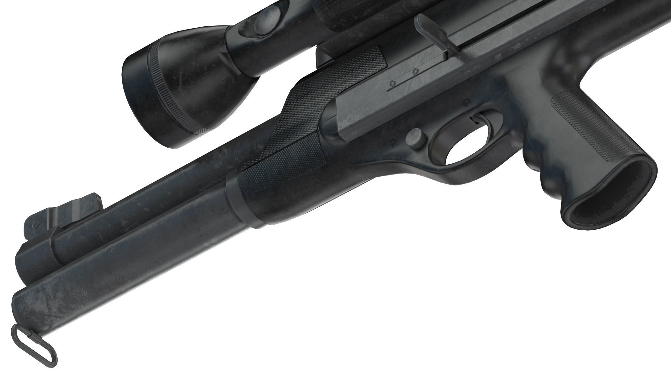 High Standard Model 10 Low Poly PBR Realistic Low-poly 3D model_10