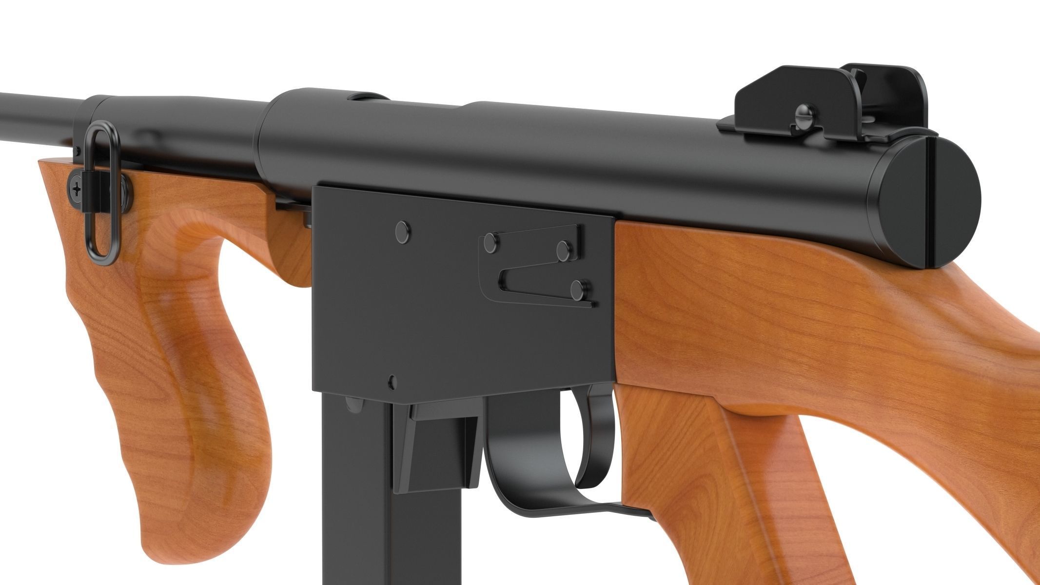Ingram Model 6 Submachine gun 3D model_6
