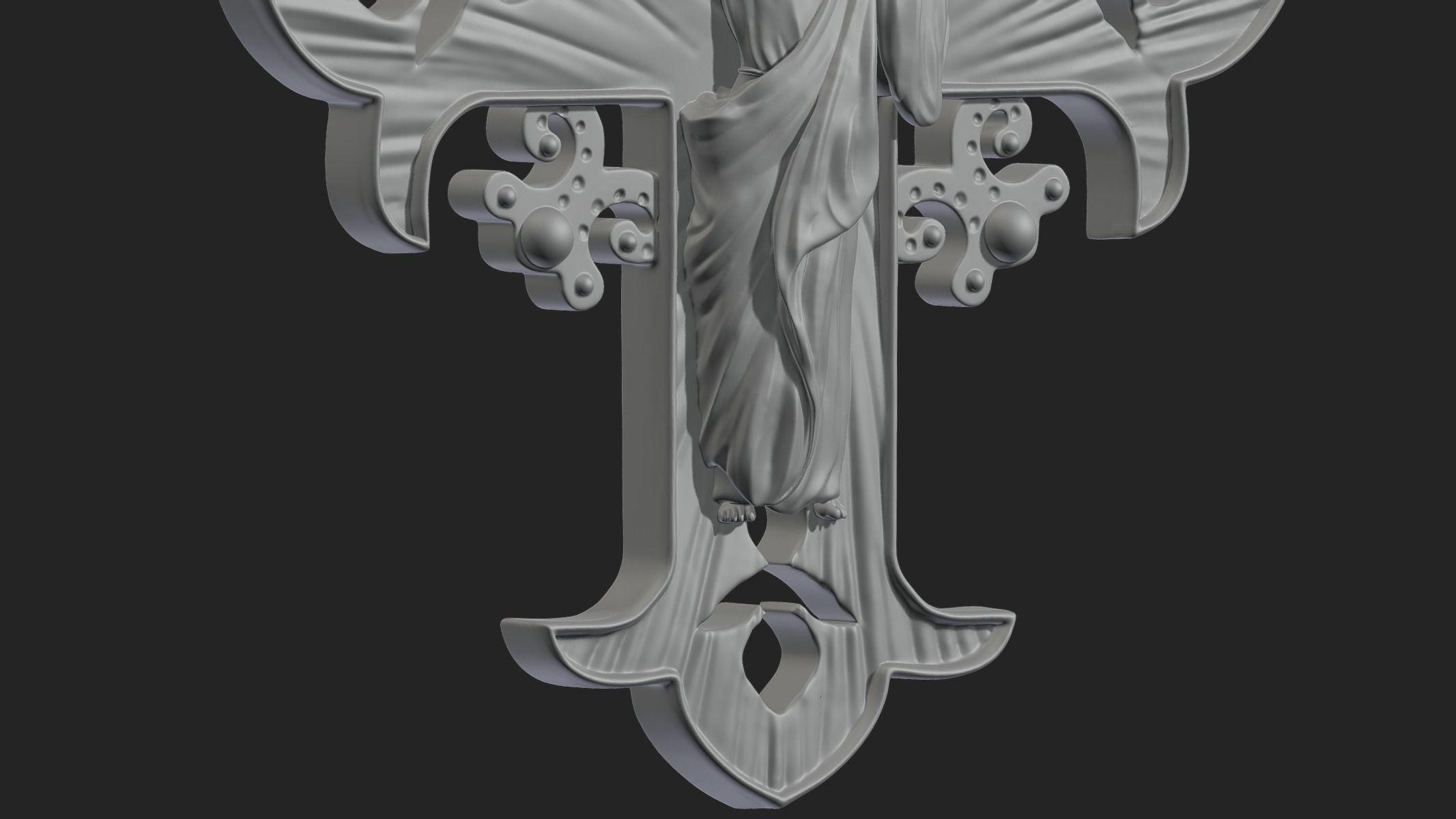 Jesus Ascension 3D print model_2