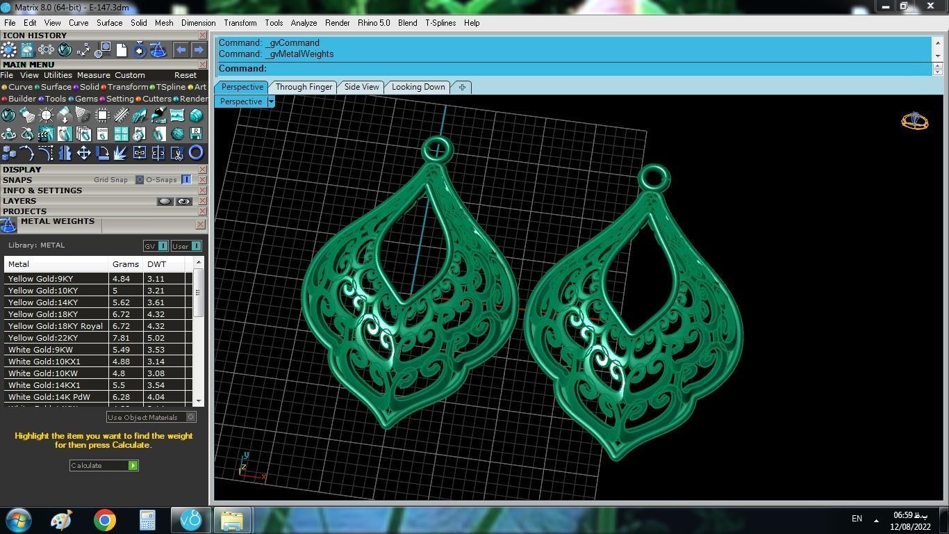 Bohemian Earrings 3D print model_7