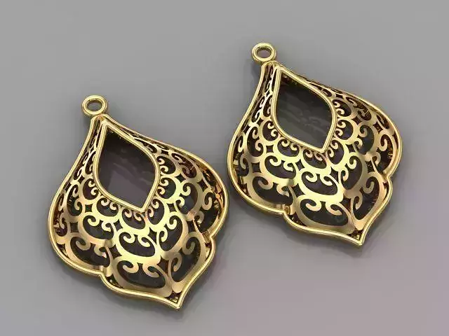 Bohemian Earrings 3D print model