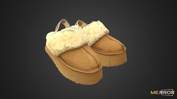 Fur Ugg Boots 3D model