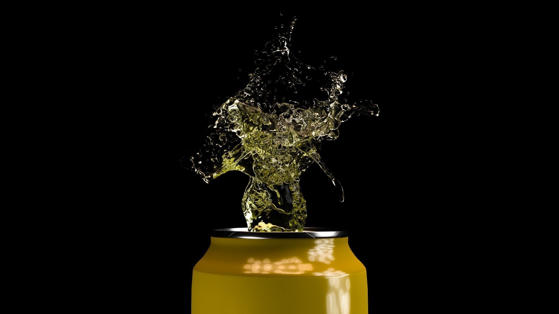 Water Splash Render Ready  3D model_1