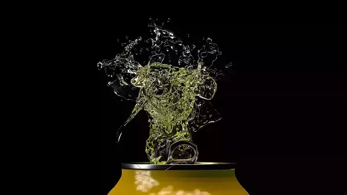 Water Splash Render Ready 