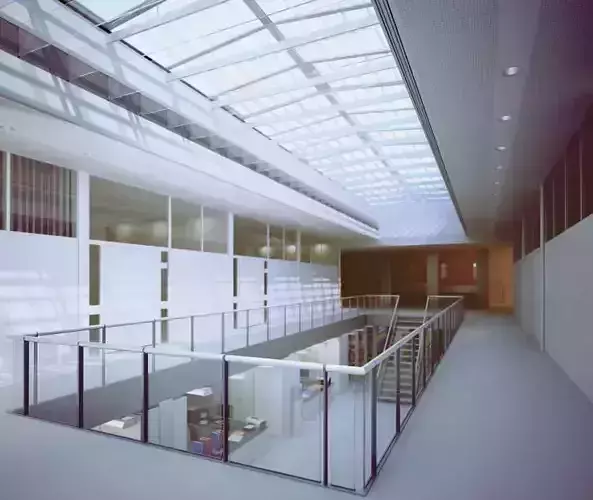 Modern Shopping Mall Scene 3D model