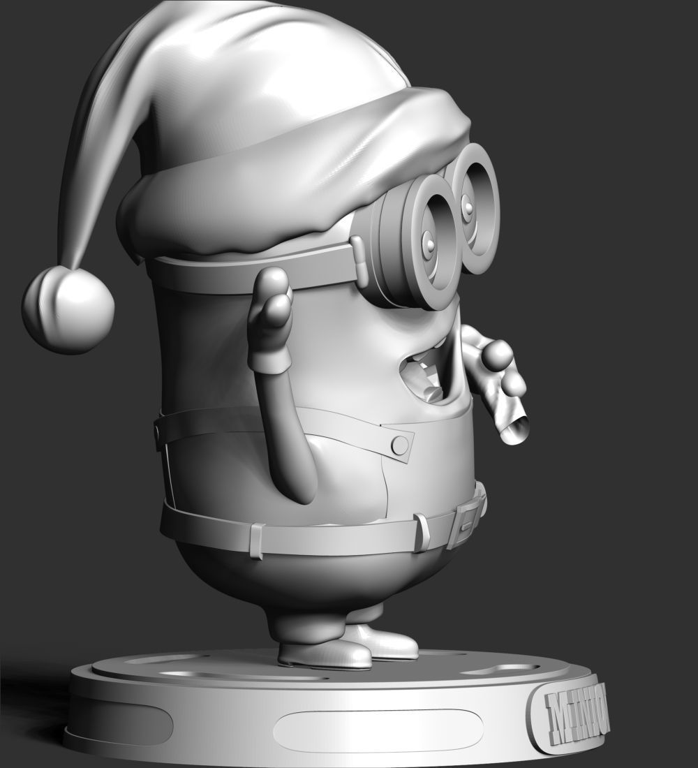 Santa Dave Minion 3D print model_18