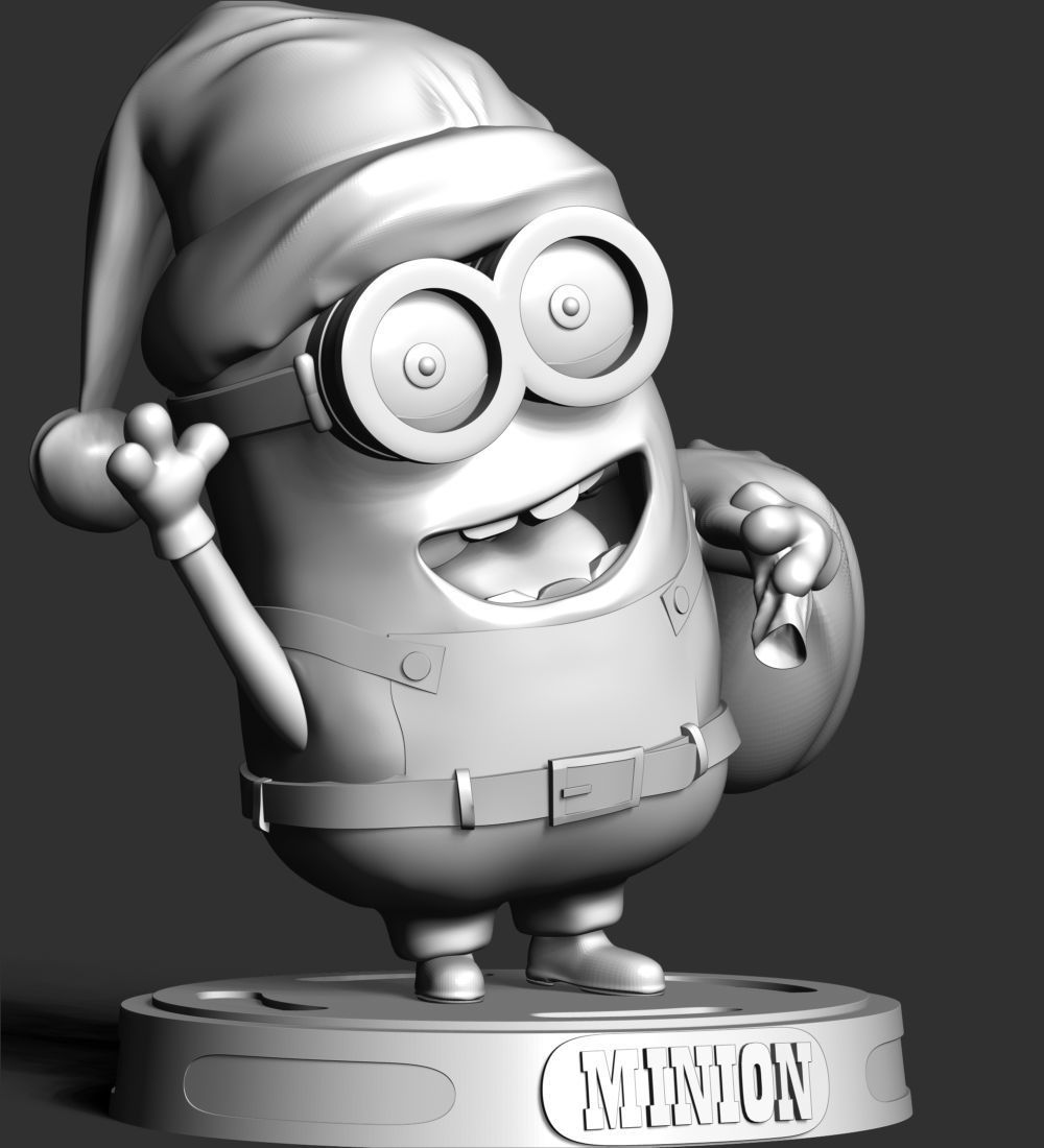 Santa Dave Minion 3D print model_17