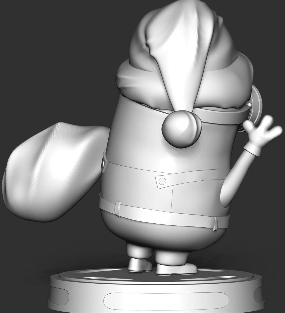Santa Dave Minion 3D print model_21
