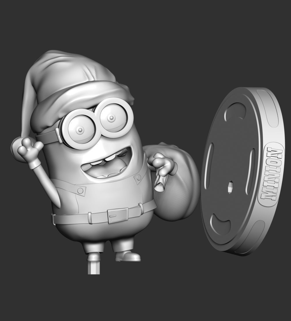 Santa Dave Minion 3D print model_23