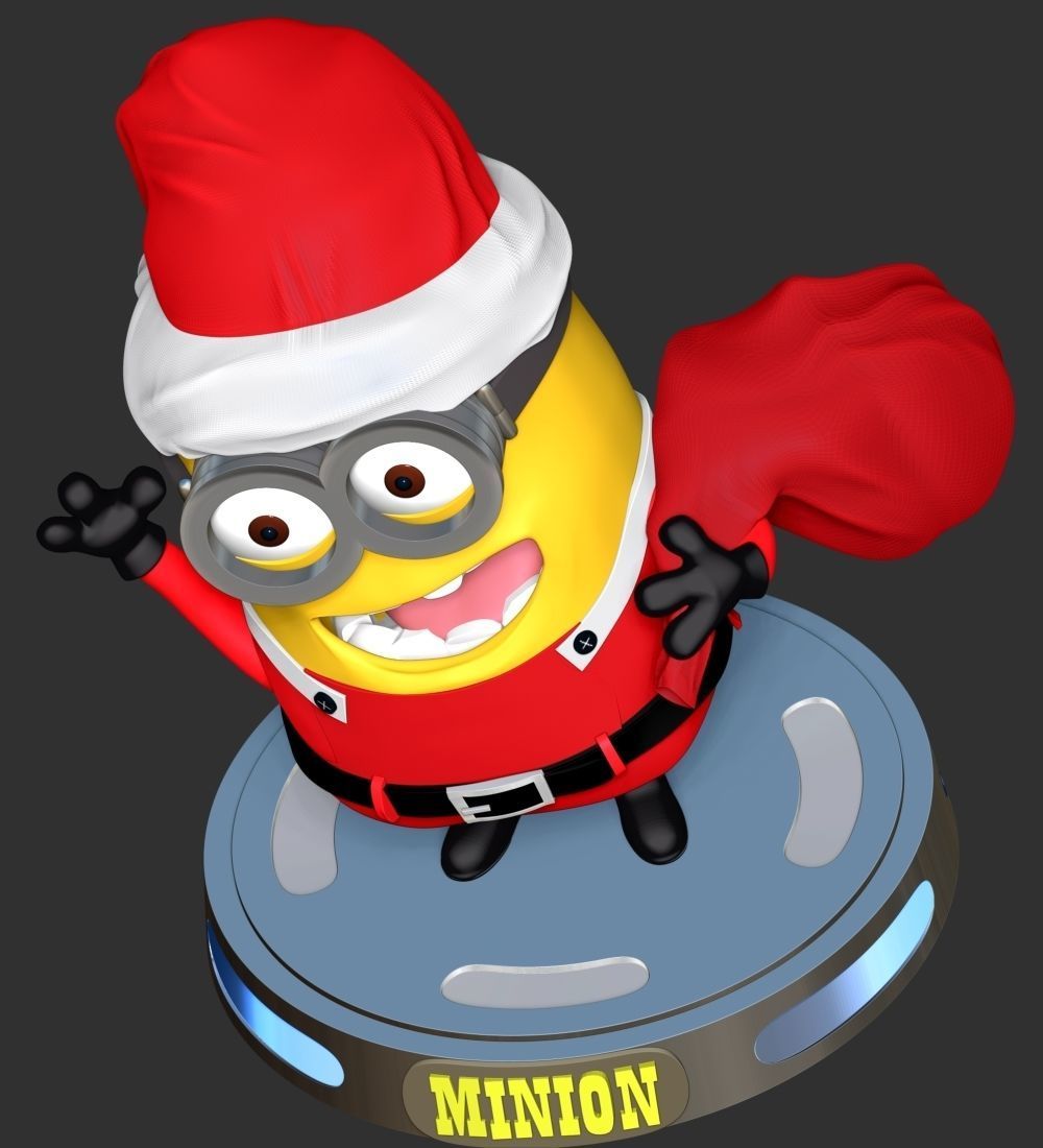 Santa Dave Minion 3D print model_14
