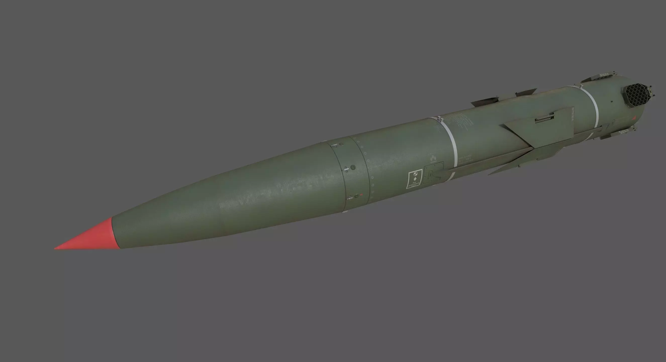 9M79 Tochka Tactical Missile- SS 21 Scarab Low-poly 3D model_0