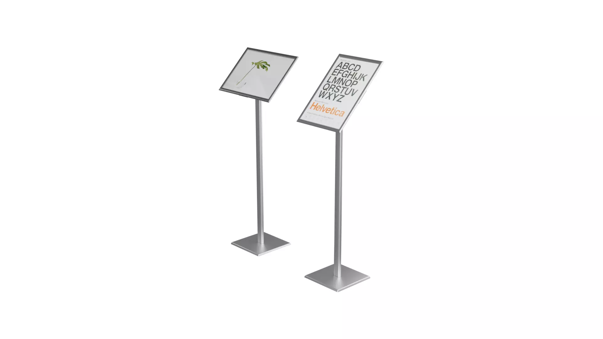 Standard A3 Poster Stand 3D model