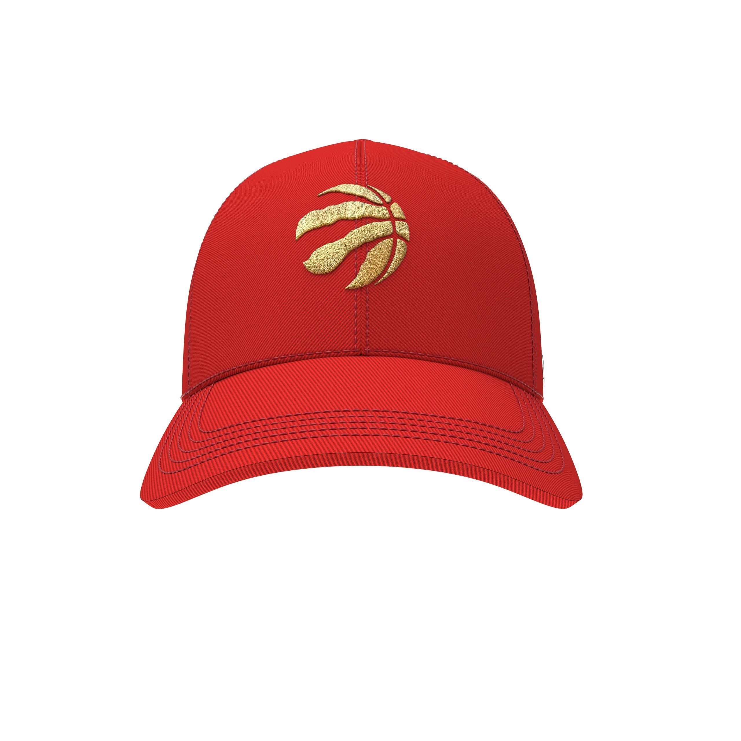 Toronto Raptors Hats  Low-poly 3D model_3