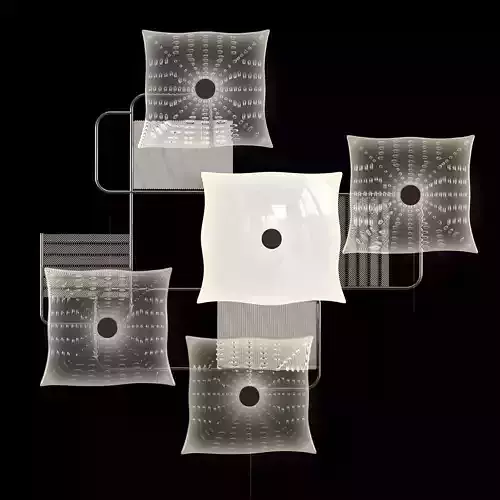 Alumina chandelier barovier toso 3D model