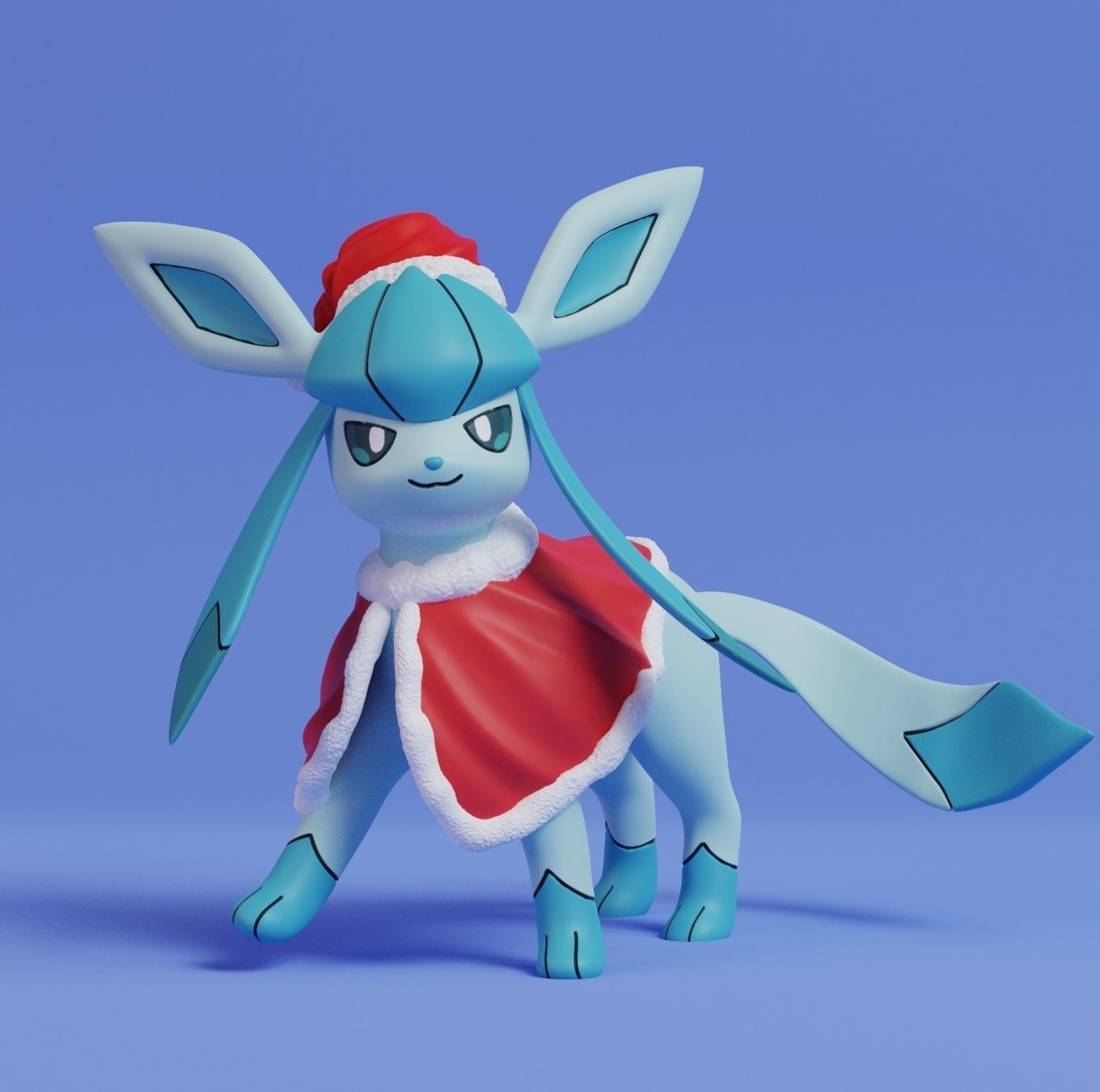 Pokemon - Eeveelutions in Christmas Style 3D print model_13